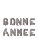 ballons bonne année argent