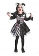 clown arlekin fille sanglant