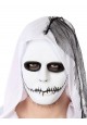 masque blanc bouche cousue