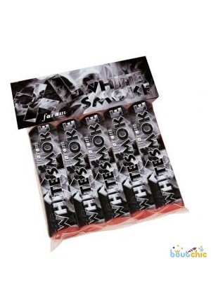 5x tubes fumig&egrave;ne blancs xxl