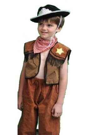 deguisement cowboy tailles de 4 à 8 ans